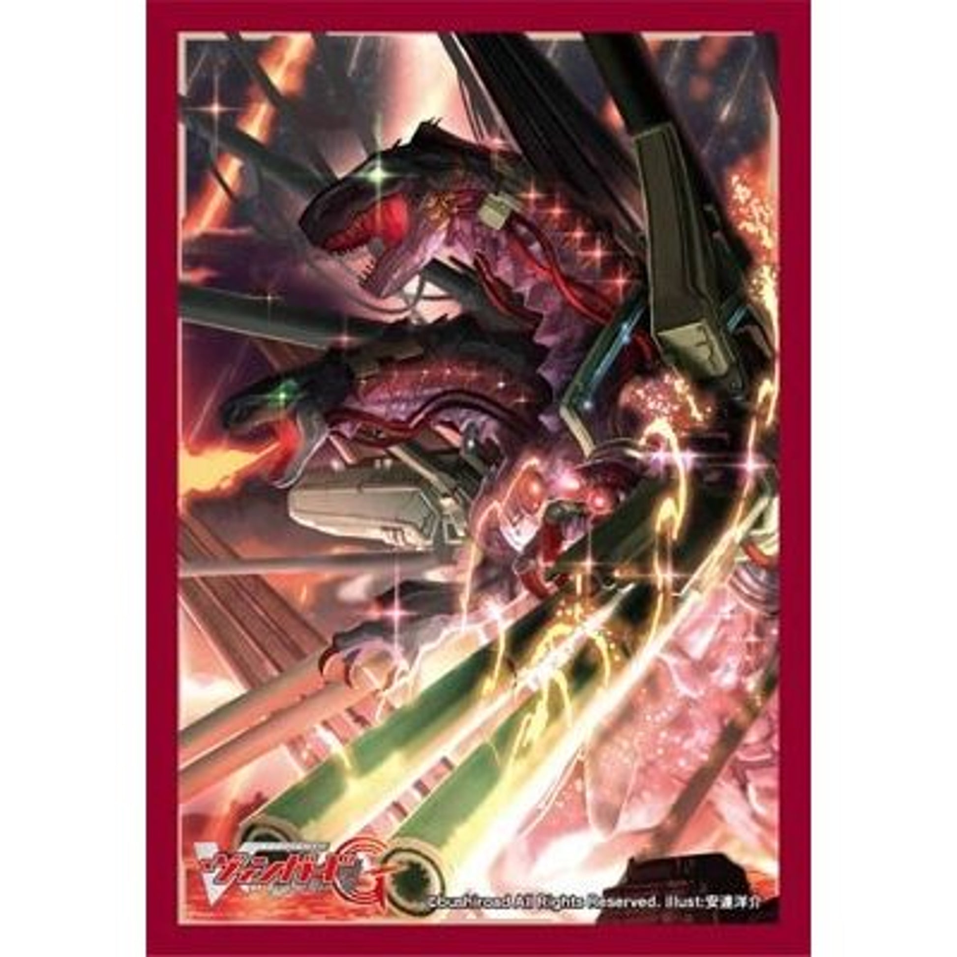 Image for Bushiroad Sleeve Collection Mini Vol.195 Cardfight!! Vanguard: Destruction Tyrant, Twintempest (60-Pack) - Card Sleeves