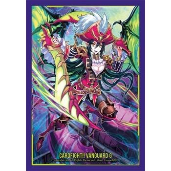 Image for Bushiroad Sleeve Collection Mini Vol.201 Cardfight!! Vanguard: Mist Phantasm Pirate King, Nightrose (60-Pack) - Card Sleeves