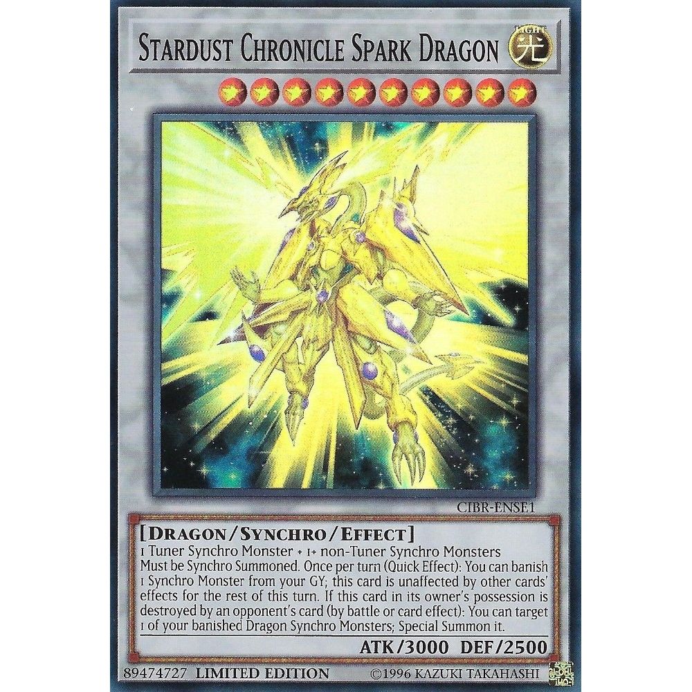 Image for Stardust Chronicle Spark Dragon (CIBR-ENSE1) (CIBR) - YuGiOh