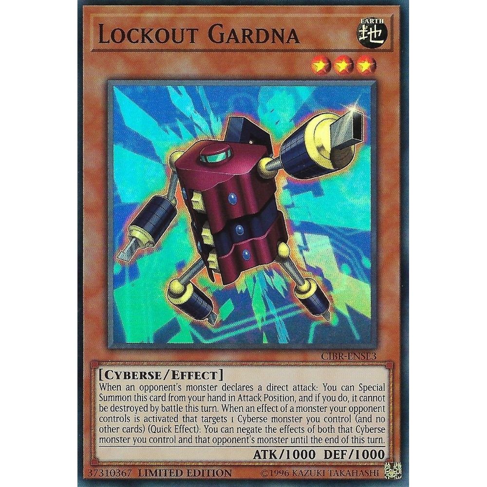 Image for Lockout Gardna (CIBR-ENSE3) (CIBR) - YuGiOh