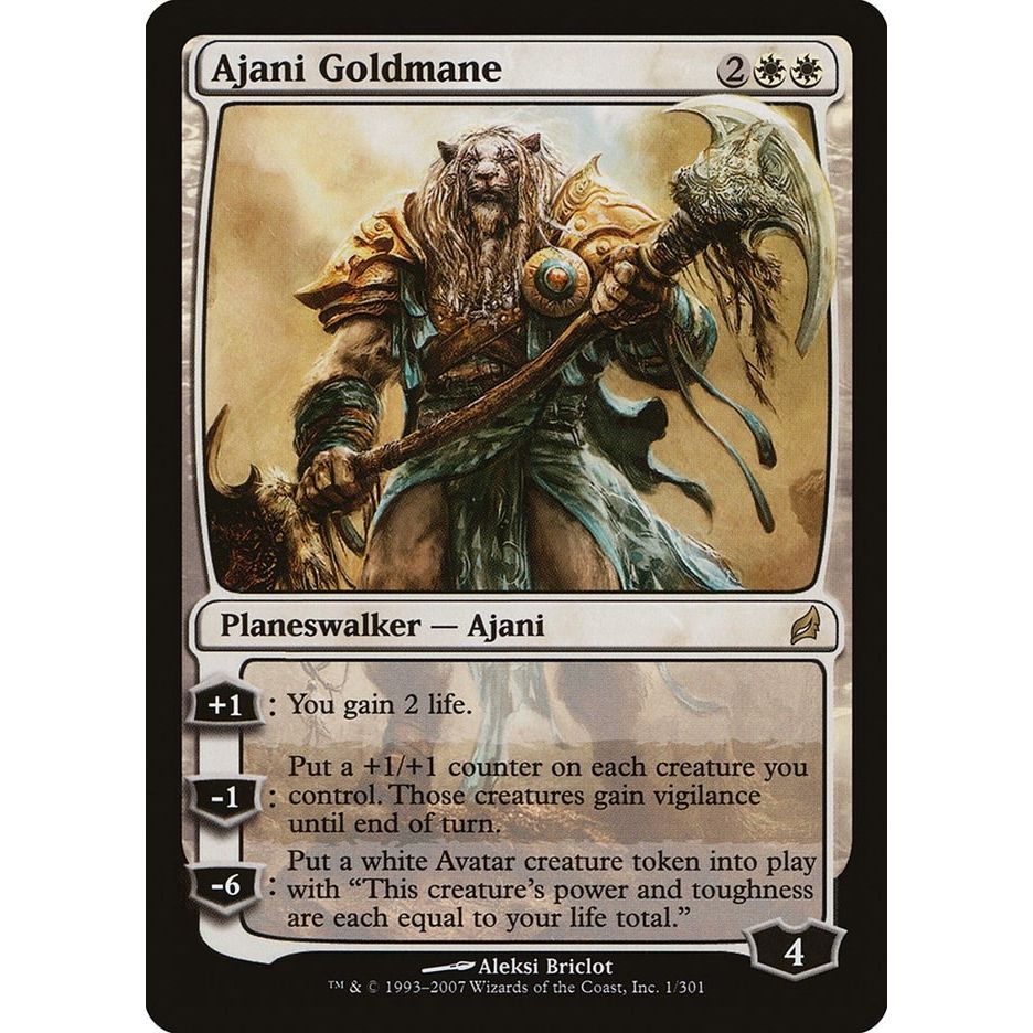 Image for Ajani Goldmane (1) (LRW) - Magic: The Gathering