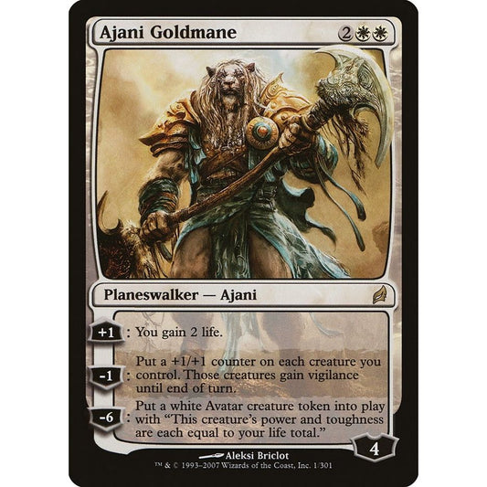 Image for Ajani Goldmane (1) (LRW) - Magic: The Gathering