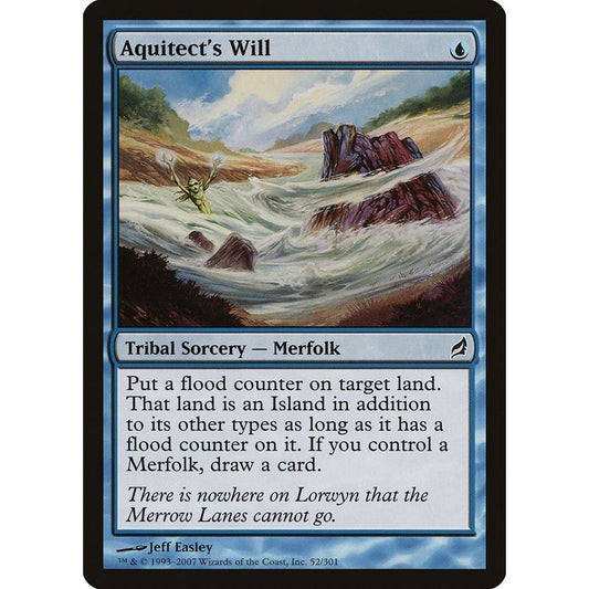 Image for Aquitect's Will (52) (LRW) - Magic: The Gathering