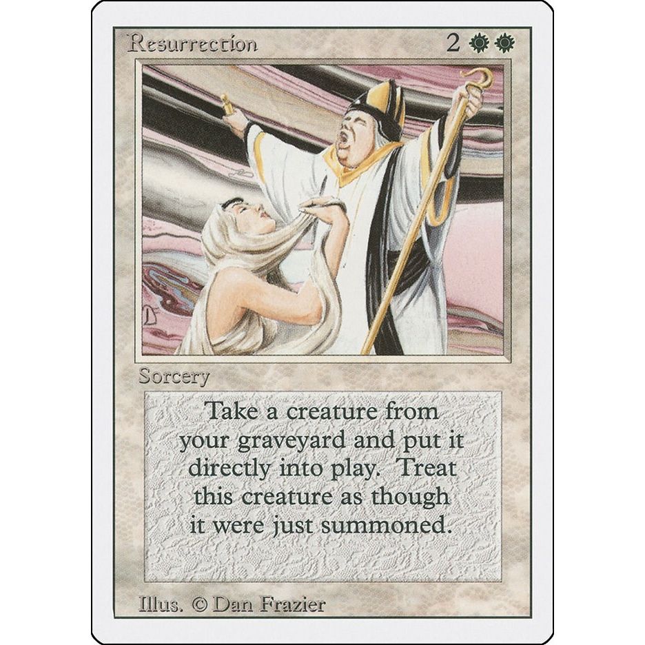 Image for Resurrection (3ED) - Magic: The Gathering