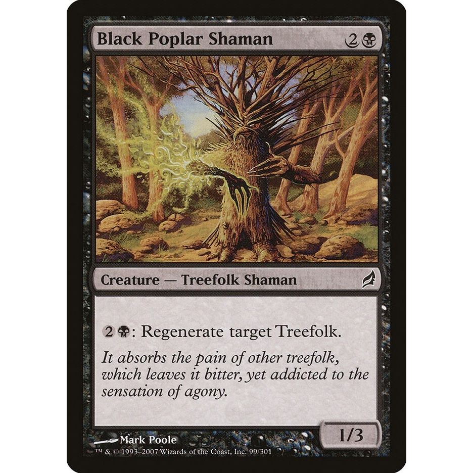 Image for Black Poplar Shaman (99) (LRW) - Magic: The Gathering