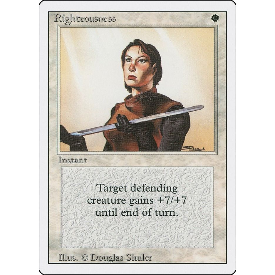 Image for Righteousness (3ED) - Magic: The Gathering