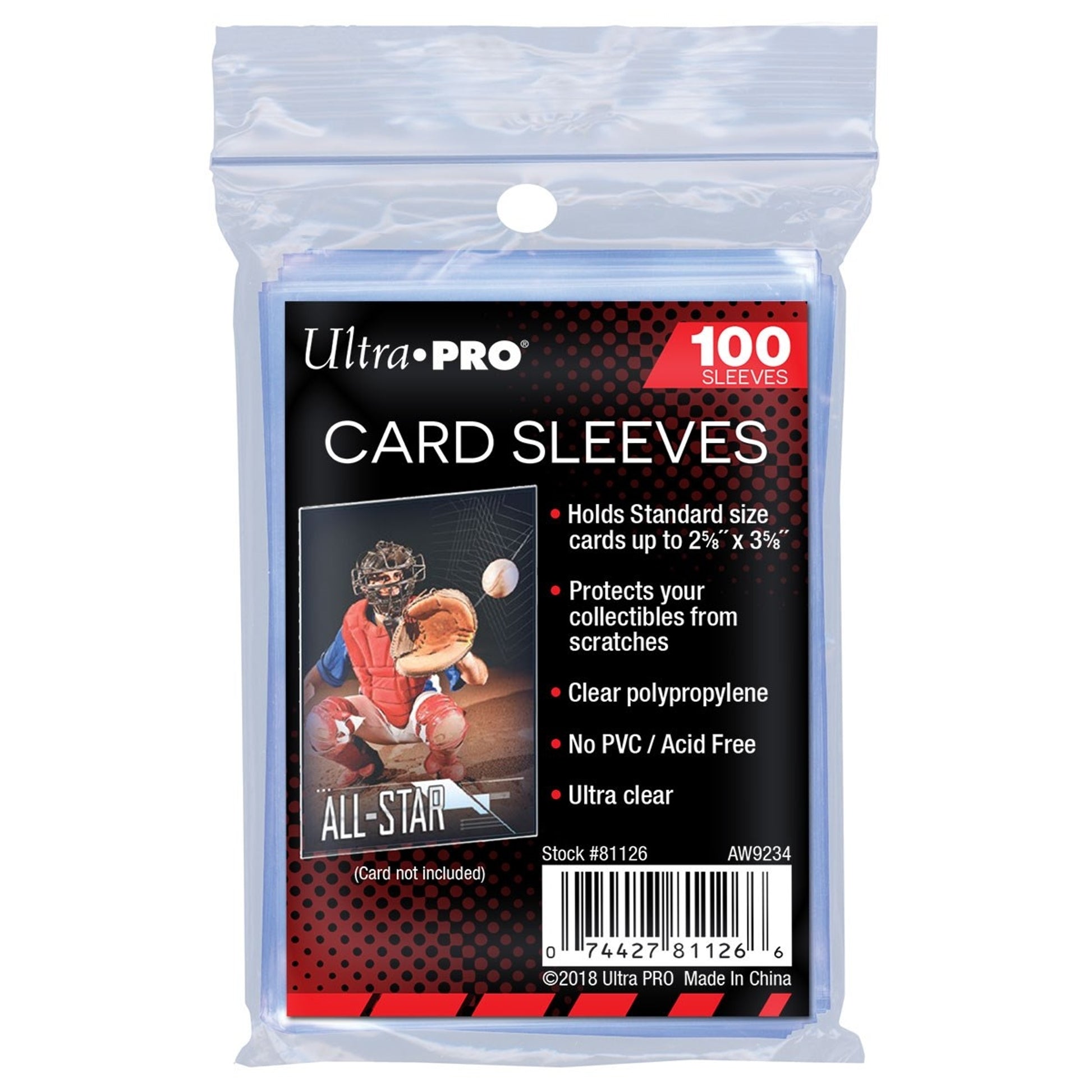 Image for Ultra Pro Soft Card Sleeves - Standard (100-Pack) - Card Sleeves