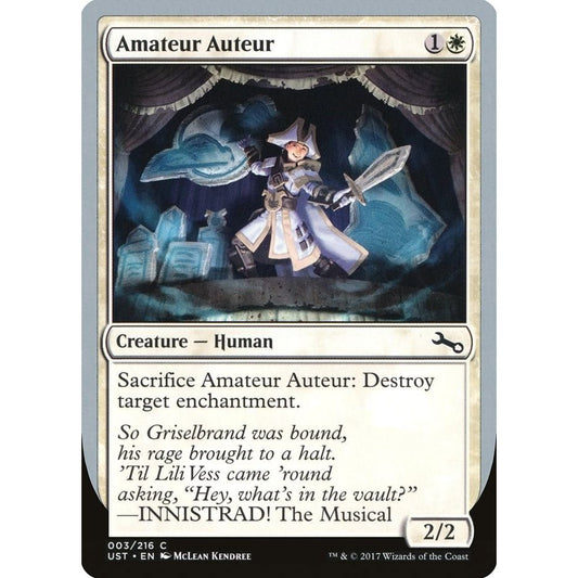 Image for Amateur Auteur (B) (3) (UST) - Magic: The Gathering
