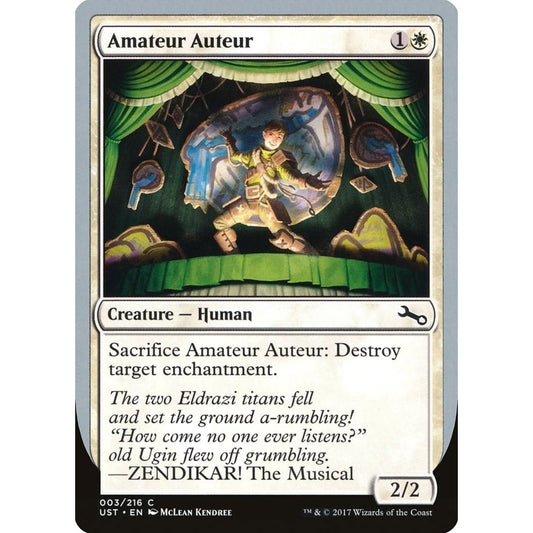 Image for Amateur Auteur (D) (3) (UST) - Magic: The Gathering