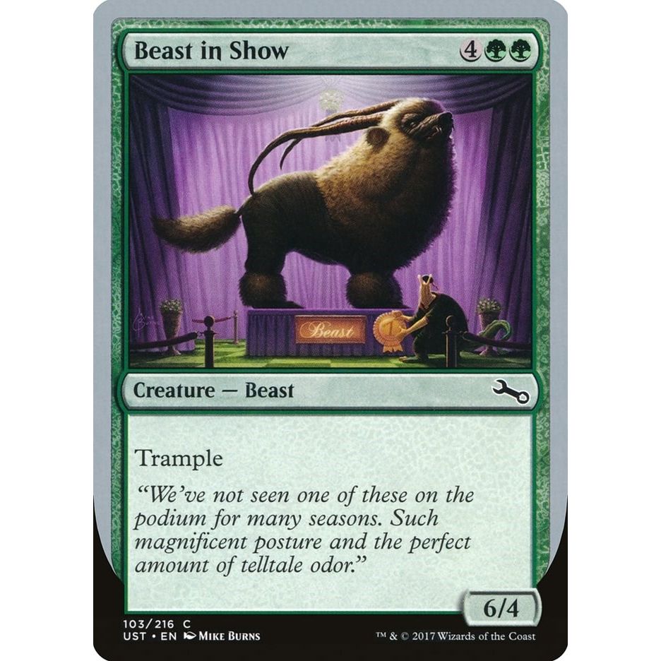 Image for Beast in Show (B) (103) (UST) - Magic: The Gathering