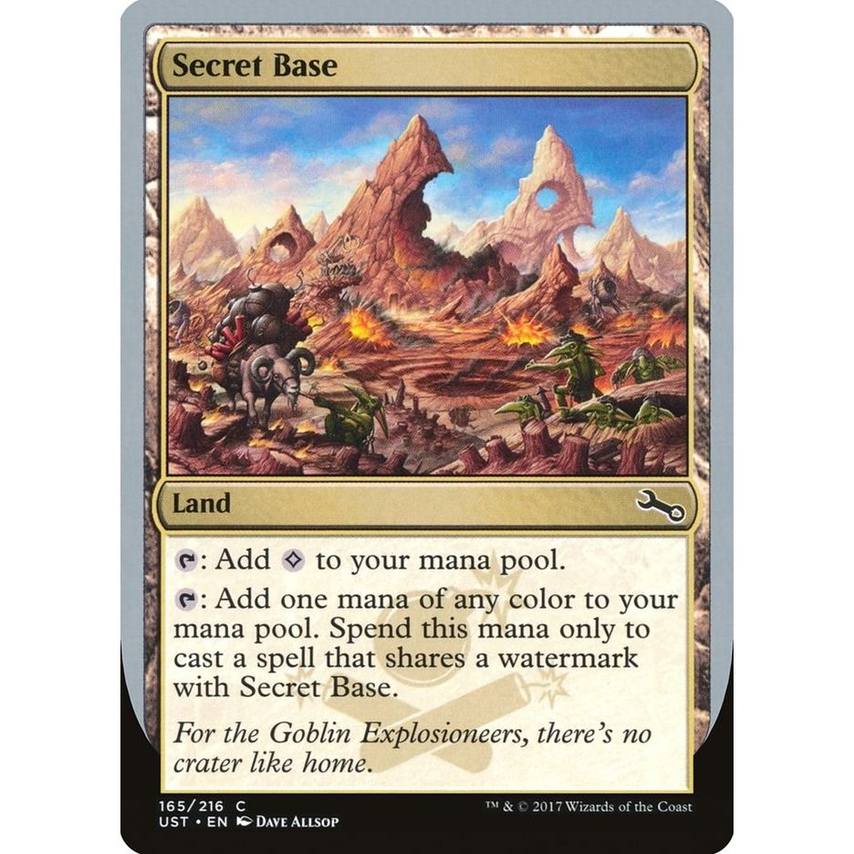 Image for Secret Base (D) (165) (UST) - Magic: The Gathering