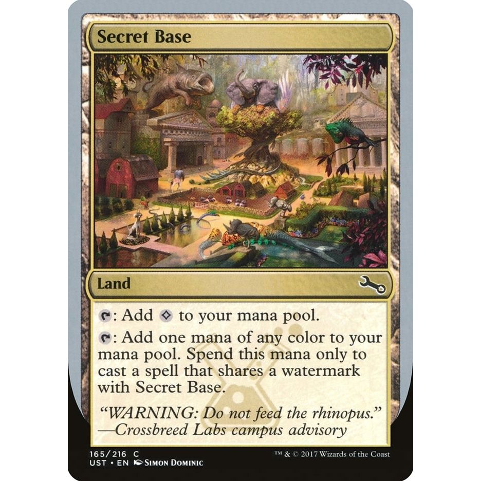 Image for Secret Base (E) (165) (UST) - Magic: The Gathering