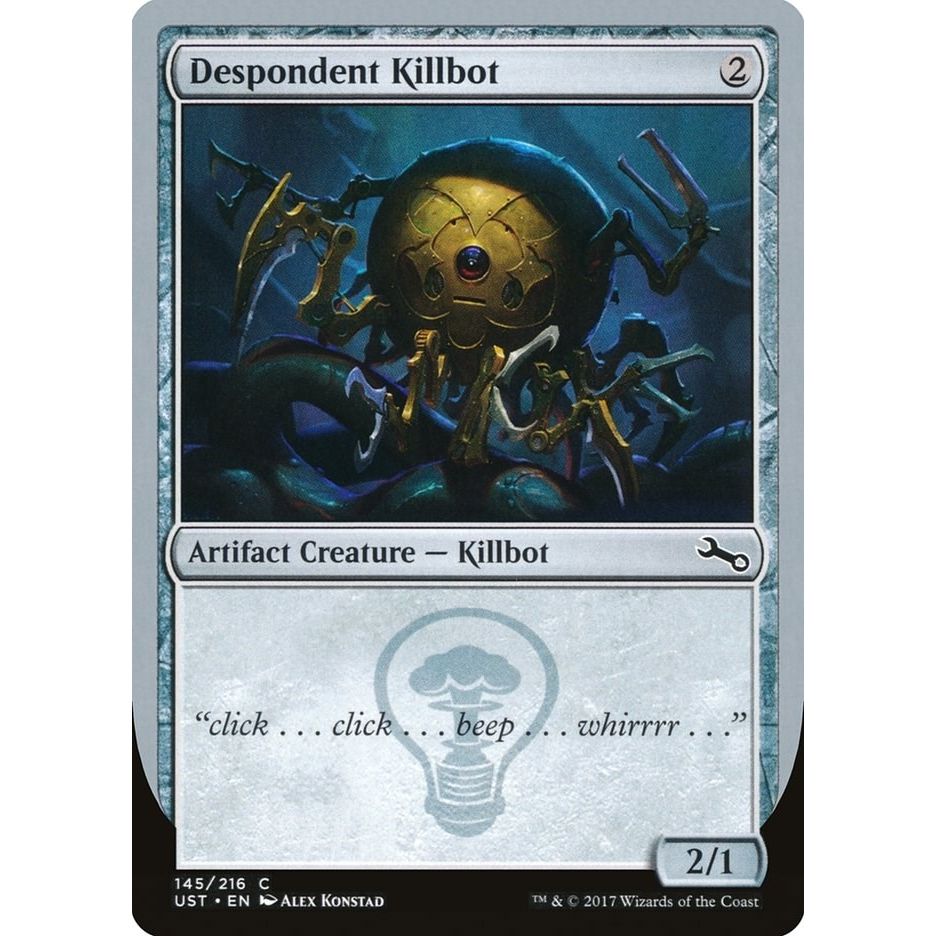 Image for Despondent Killbot (145) (UST) - Magic: The Gathering