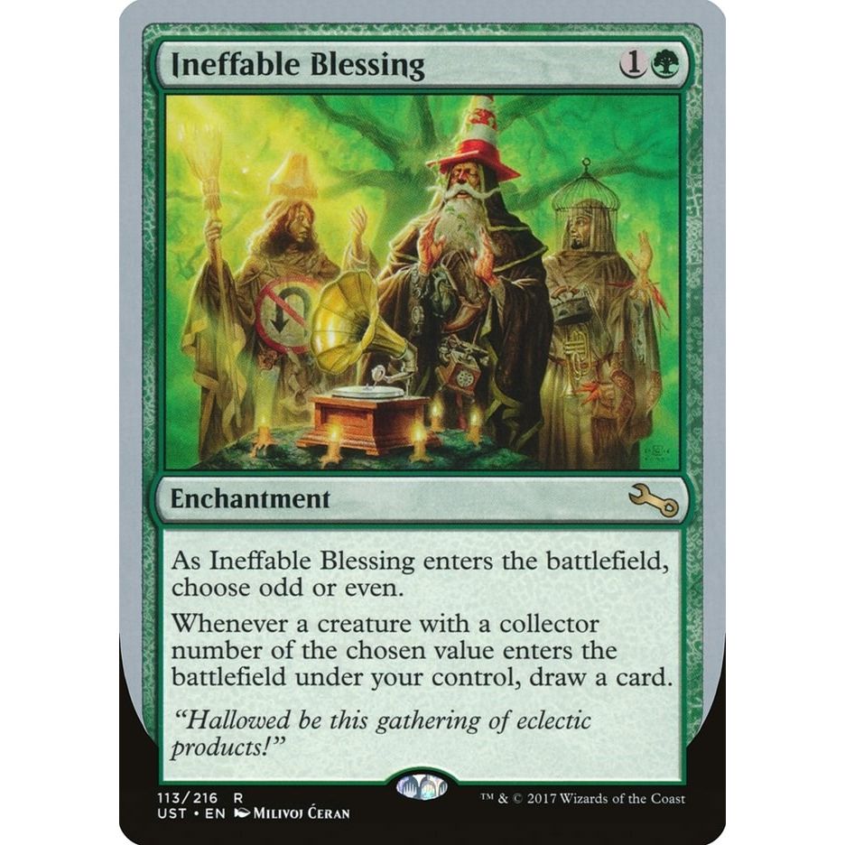 Image for Ineffable Blessing (E) (113) (UST) - Magic: The Gathering