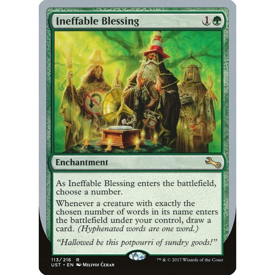 Image for Ineffable Blessing (F) (113) (UST) - Magic: The Gathering