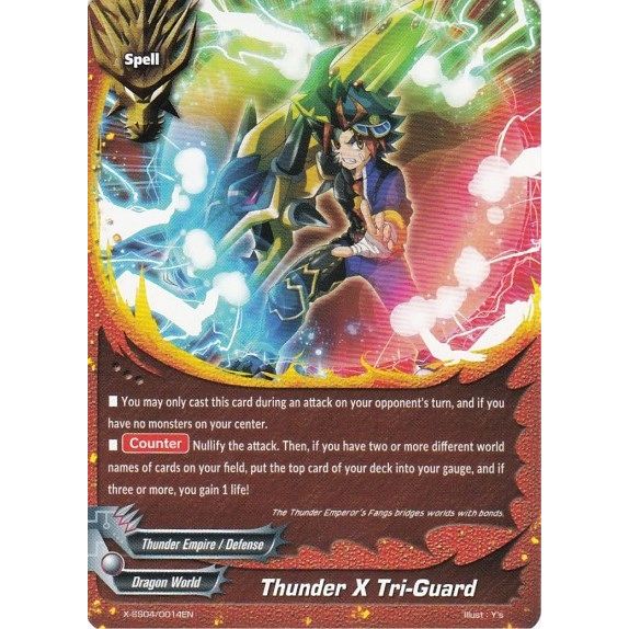 Image for Thunder X Tri-Guard (X-SS04/0014EN) (XSS04) - Future Card BuddyFight