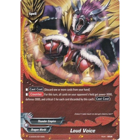 Image for Loud Voice (X-SS04/0015EN) (XSS04) - Future Card BuddyFight