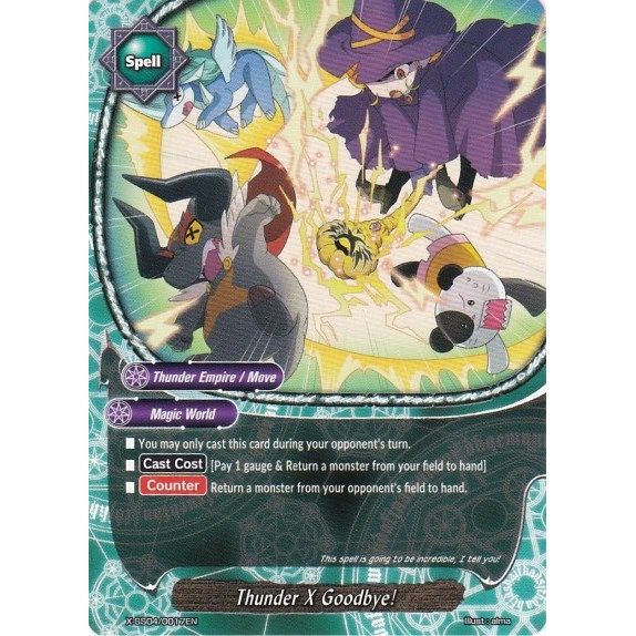 Image for Thunder X Goodbye! (X-SS04/0017EN) (XSS04) - Future Card BuddyFight