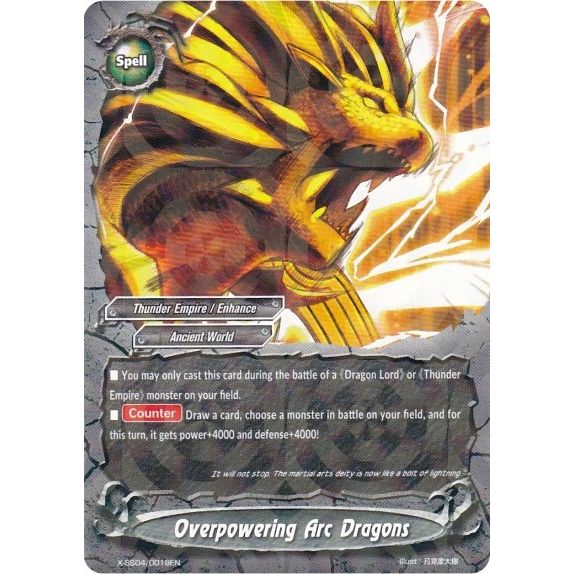 Image for Overpowering Arc Dragons (R Foil) (X-SS04/0019EN) (XSS04) - Future Card BuddyFight