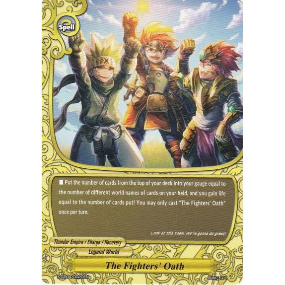 Image for The Fighters' Oath (X-SS04/0020EN) (XSS04) - Future Card BuddyFight