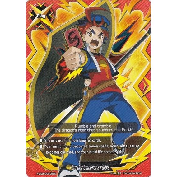 Image for Thunder Emperor's Fangs (X-SS04/0025EN) (XSS04) - Future Card BuddyFight