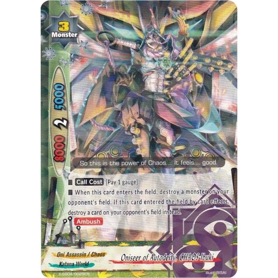 Image for Oniseer of Autodeity, CHAOS Ibuki (R Foil) (X-SS04/0029EN) (XSS04) - Future Card BuddyFight