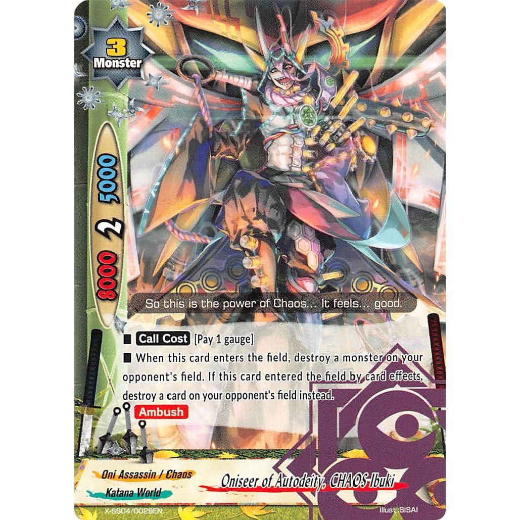 Image for Oniseer of Autodeity, CHAOS Ibuki (X-SS04/0029EN) (XSS04) - Future Card BuddyFight