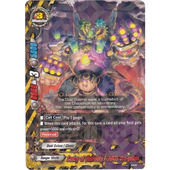 Image for Sentry of Autodeity, CHAOS Dra-gollum (R Foil) (X-SS04/0034EN) (XSS04) - Future Card BuddyFight