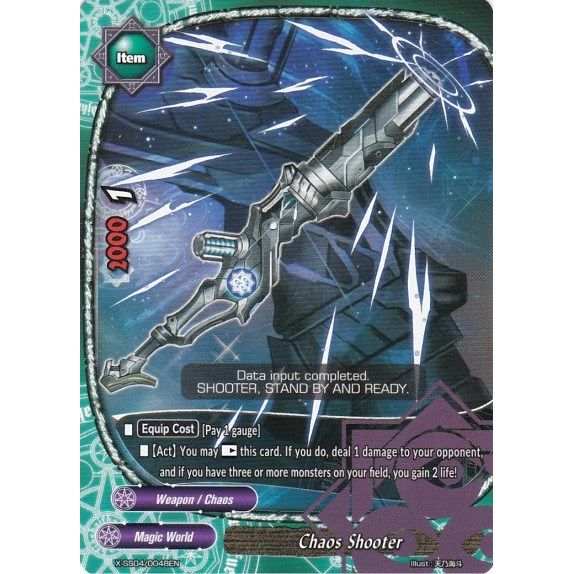Image for Chaos Shooter (X-SS04/0048EN) (XSS04) - Future Card BuddyFight