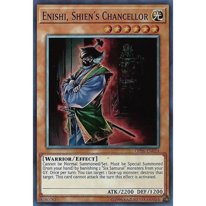 Image for Enishi, Shien's Chancellor (OP06-EN024) (OP06) - YuGiOh