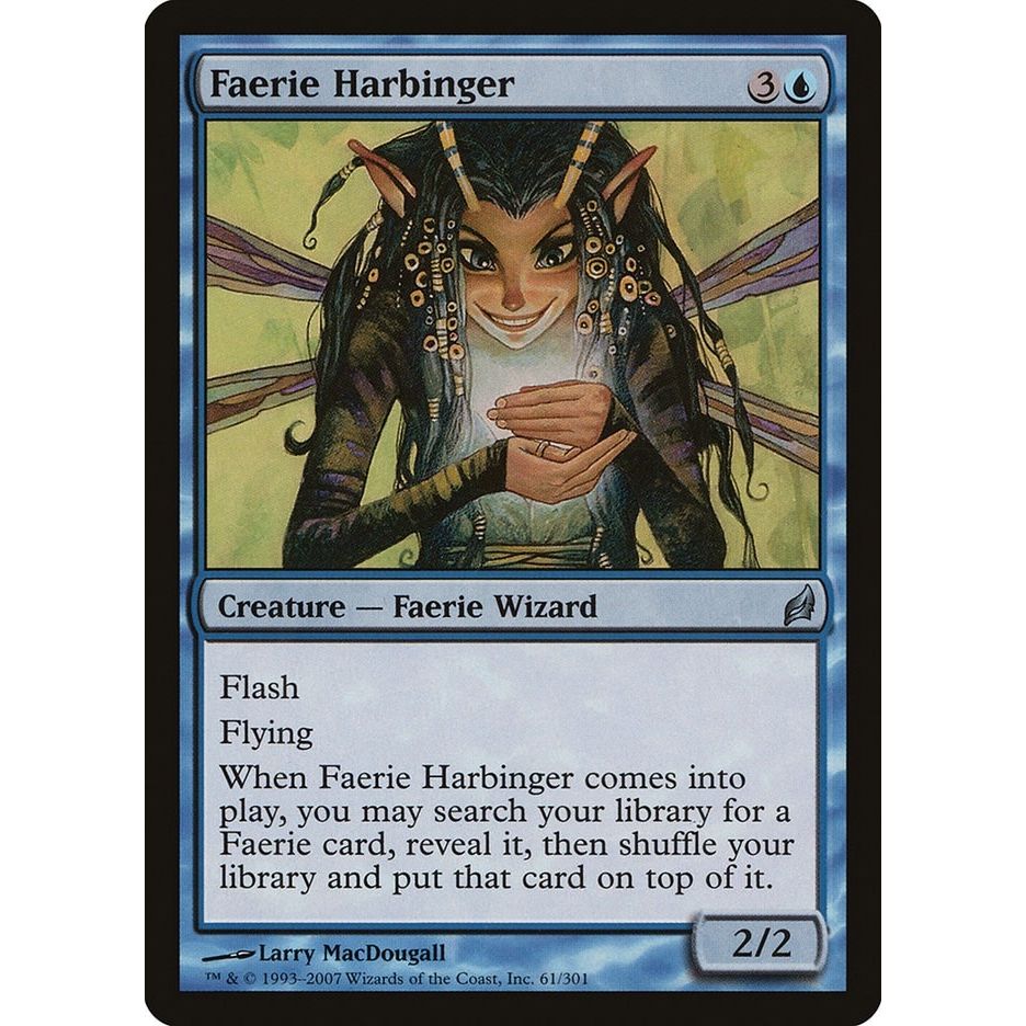 Image for Faerie Harbinger (61) (LRW) - Magic: The Gathering