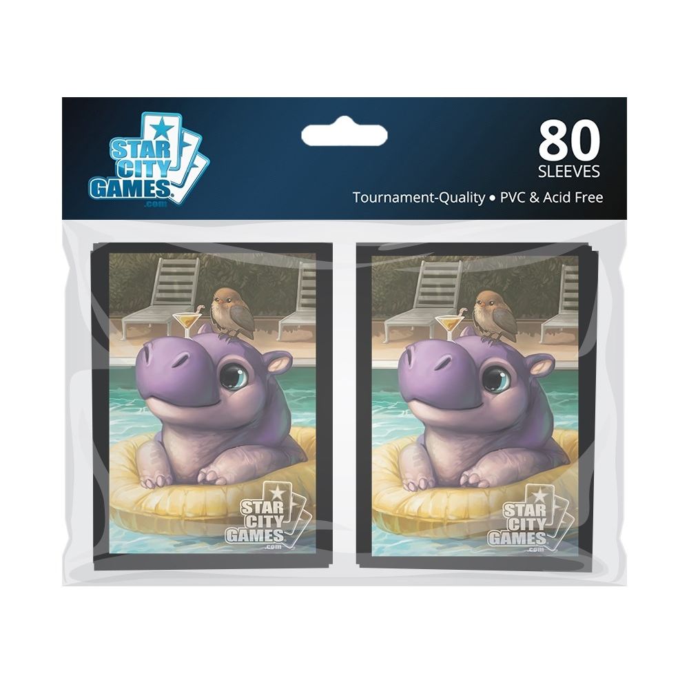 Image for Star City Games Gloss Sleeves - Hippo (80-Pack) - Card Sleeves