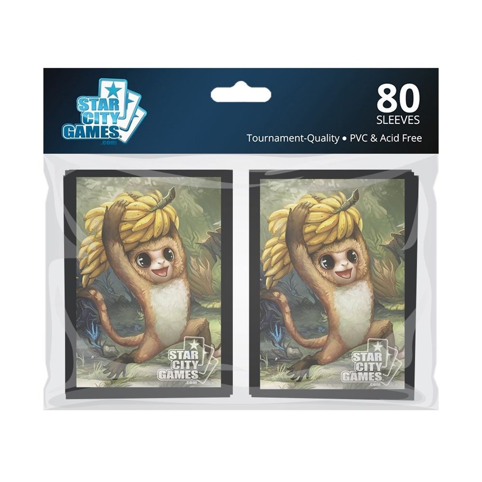 Image for Star City Games Gloss Sleeves - Monkey (80-Pack) - Card Sleeves