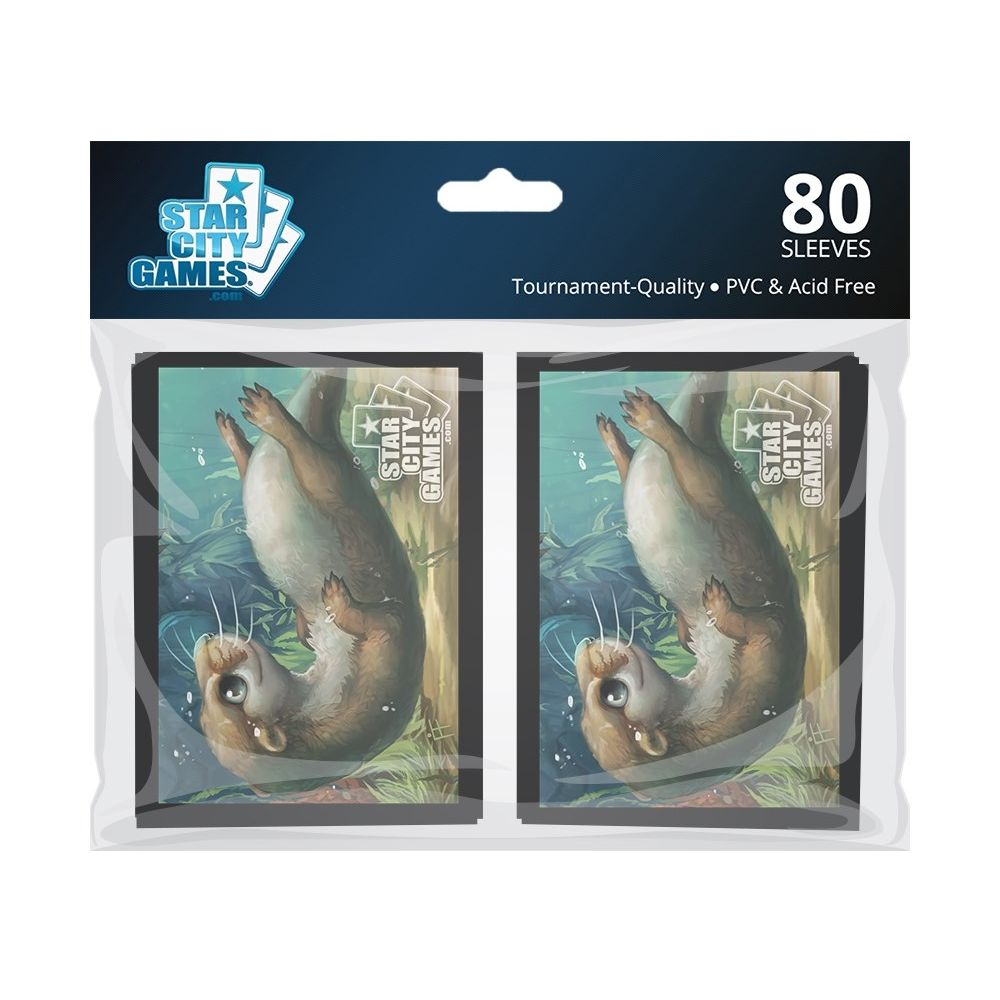 Image for Star City Games Gloss Sleeves - Otter (80-Pack) - Card Sleeves