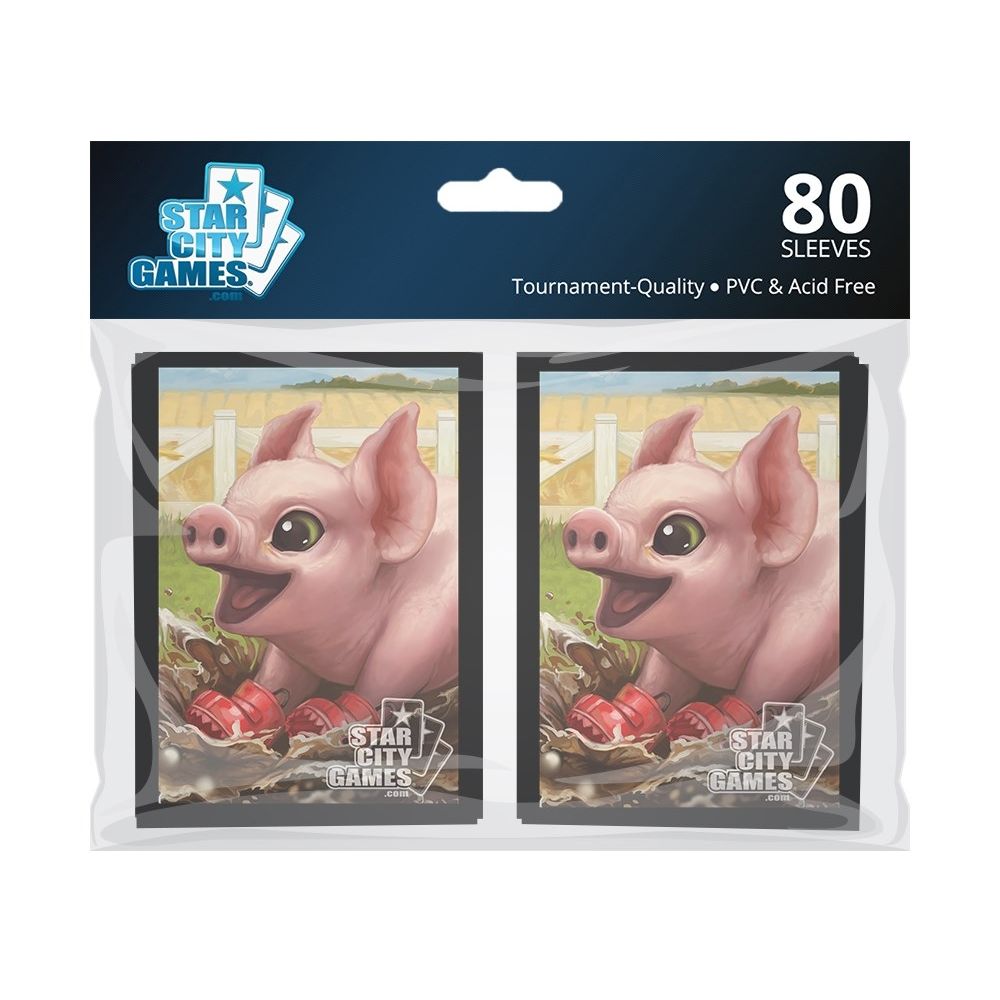 Image for Star City Games Gloss Sleeves - Piglet (80-Pack) - Card Sleeves