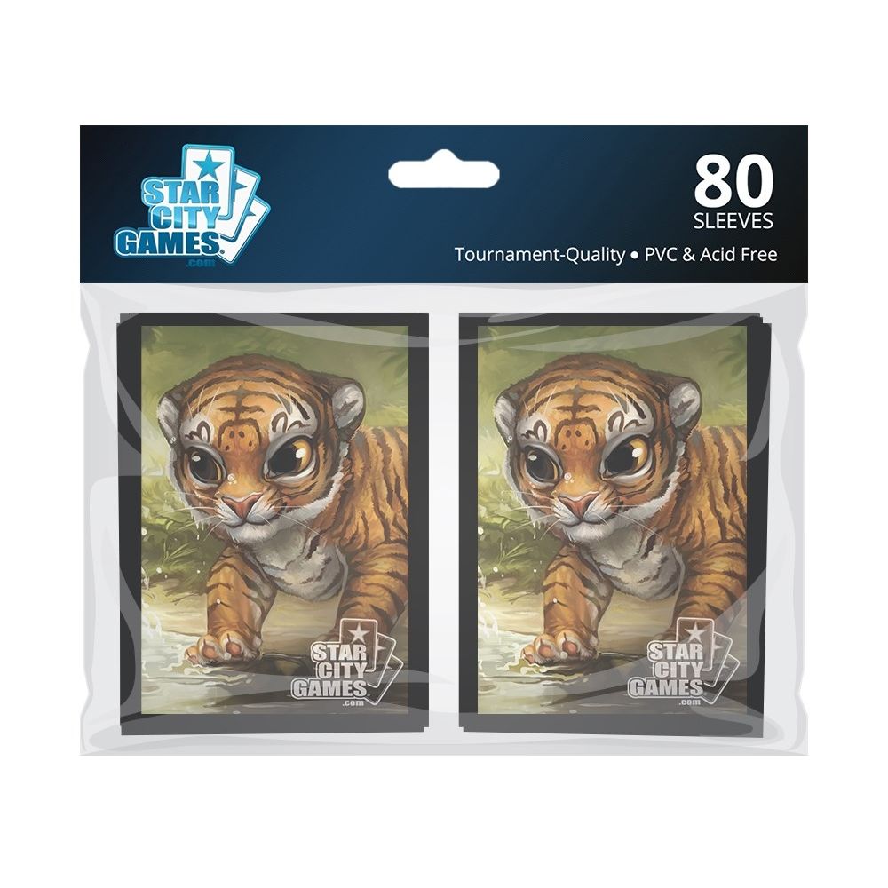 Image for Star City Games Gloss Sleeves - Tiger (80-Pack) - Card Sleeves