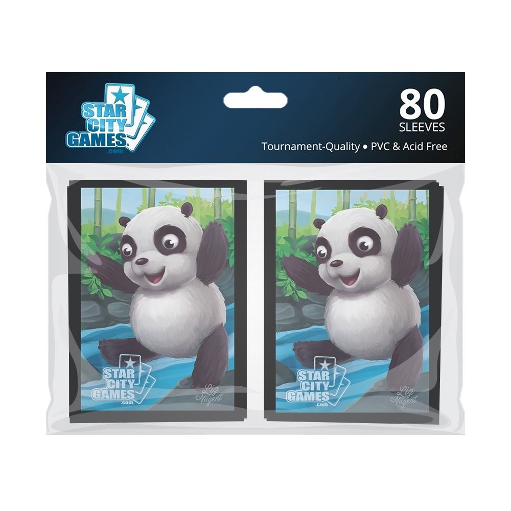 Image for Star City Games Gloss Sleeves - Panda (80-Pack) - Card Sleeves