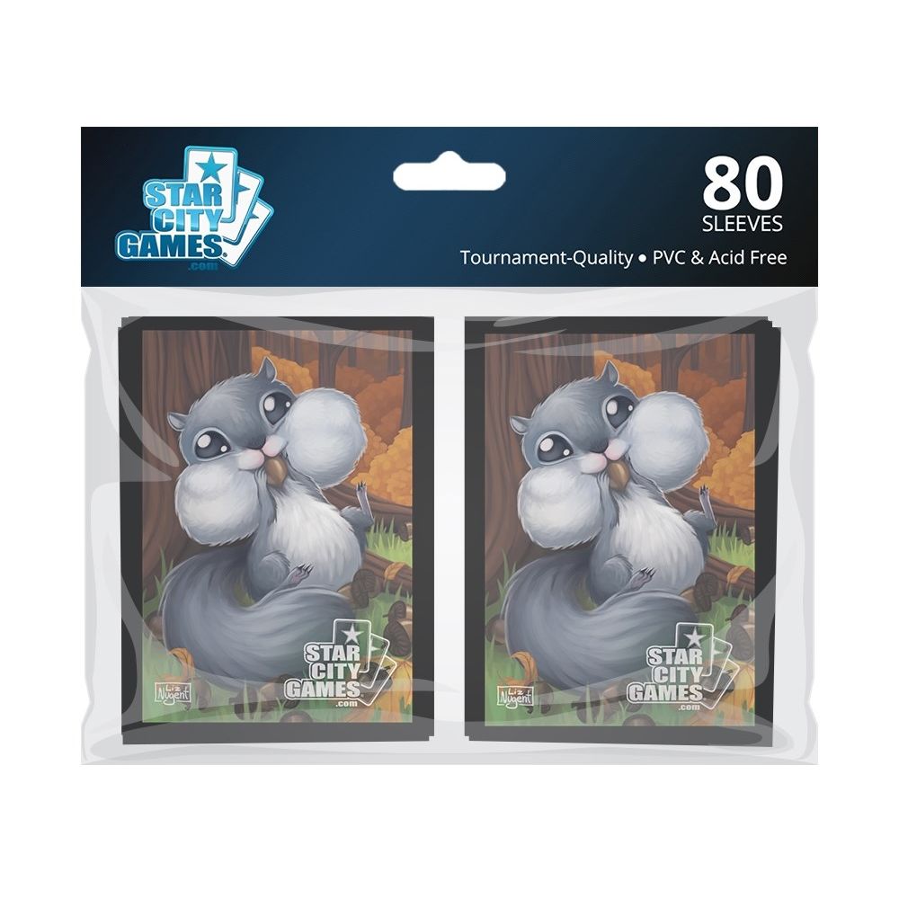 Image for Star City Games Gloss Sleeves - Squirrel (80-Pack) - Card Sleeves