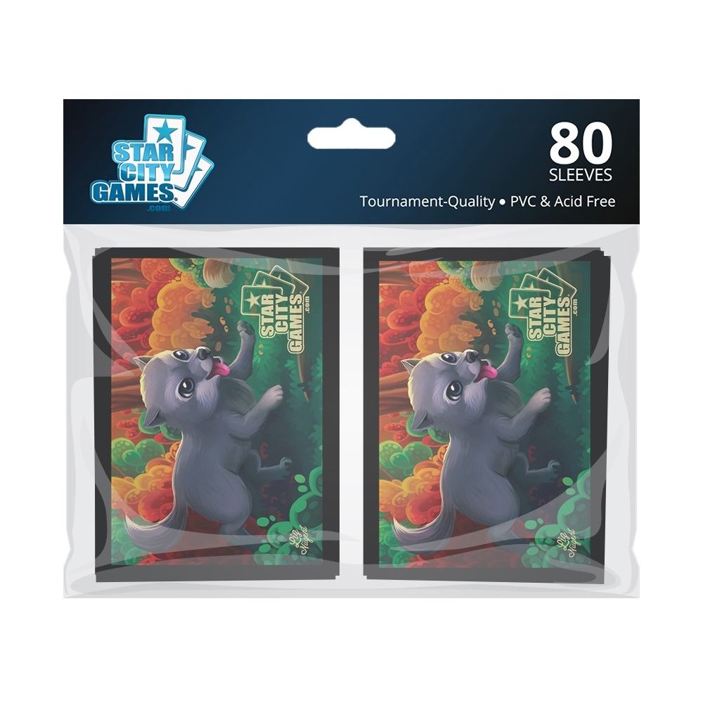 Image for Star City Games Gloss Sleeves - Wolf (80-Pack) - Card Sleeves
