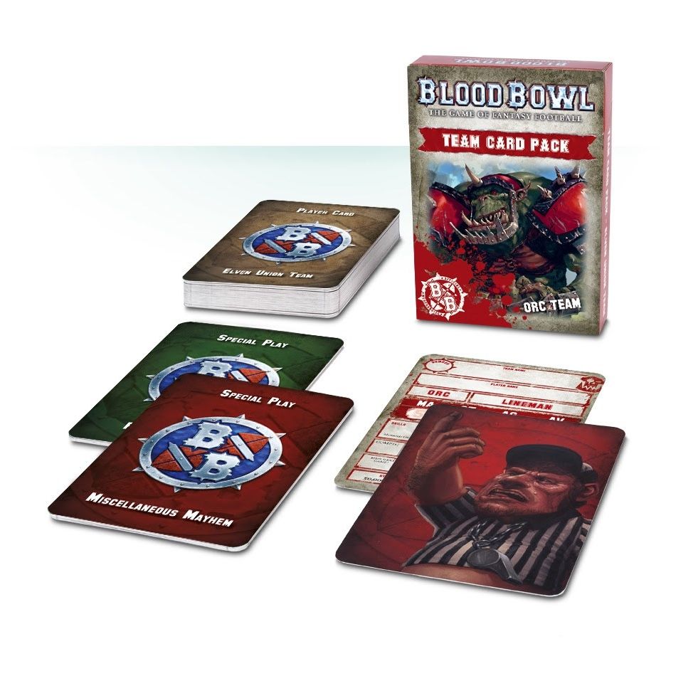 Image for Blood Bowl: Orc Team Card Pack - Warhammer Game Accessories