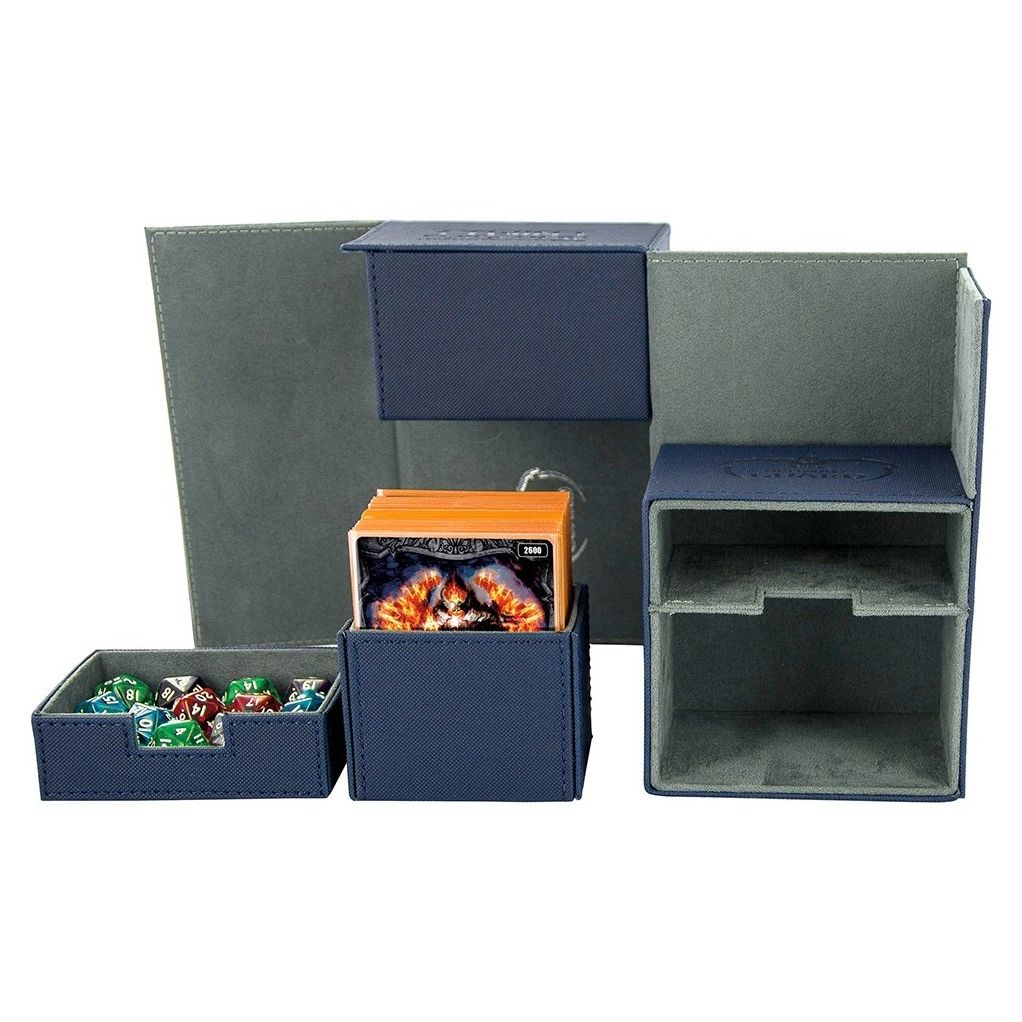 Image for Twin Flip 'n' Tray Deck Case - Blue (Classic) (Holds 160+) - Deck Boxes