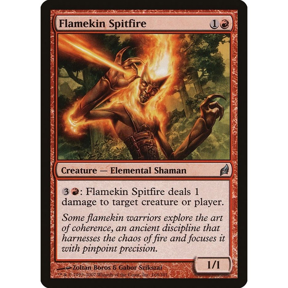 Image for Flamekin Spitfire (168) (LRW) - Magic: The Gathering