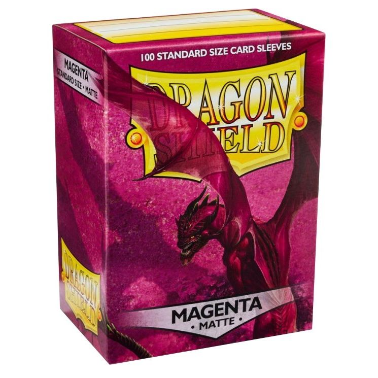 Image for Dragon Shield Matte Sleeves - Magenta (100-Pack) - Card Sleeves