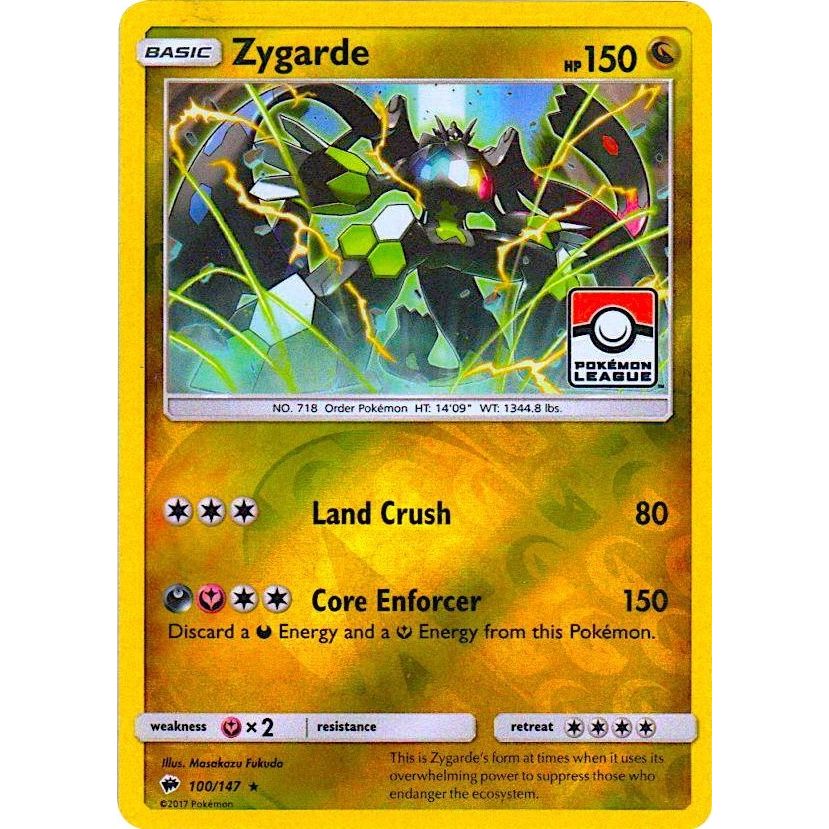 Image for Zygarde - 100/147 (Pokemon League) (100/147) (PR) - Pokemon