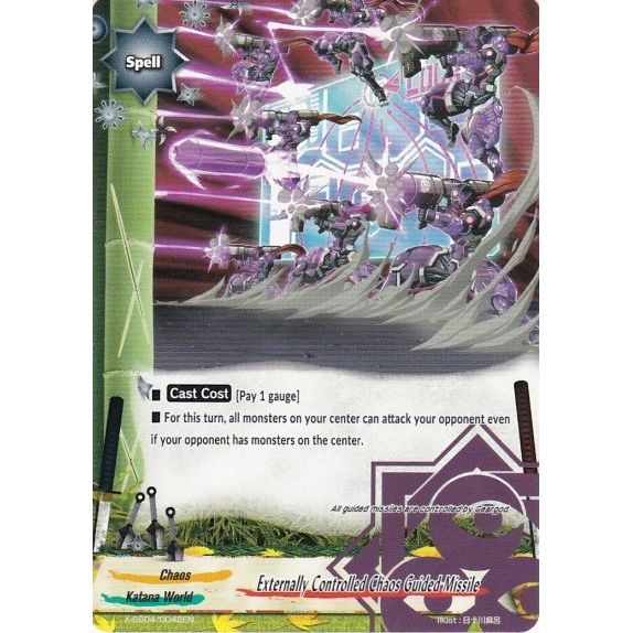 Image for Externally Controlled Chaos Guided Missile (X-SS04/0042EN) (XSS04) - Future Card BuddyFight
