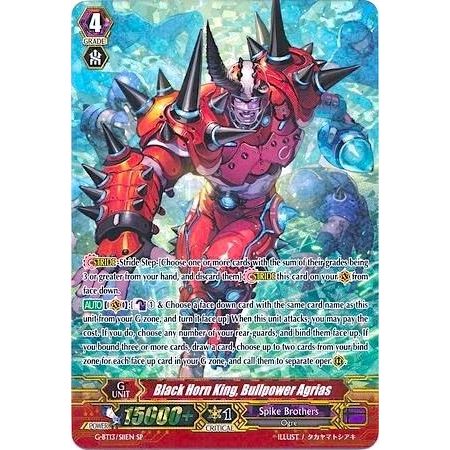 Image for Black Horn King, Bullpower Agrias (SP) (G-BT13/S11EN) (G-BT13) - Cardfight Vanguard