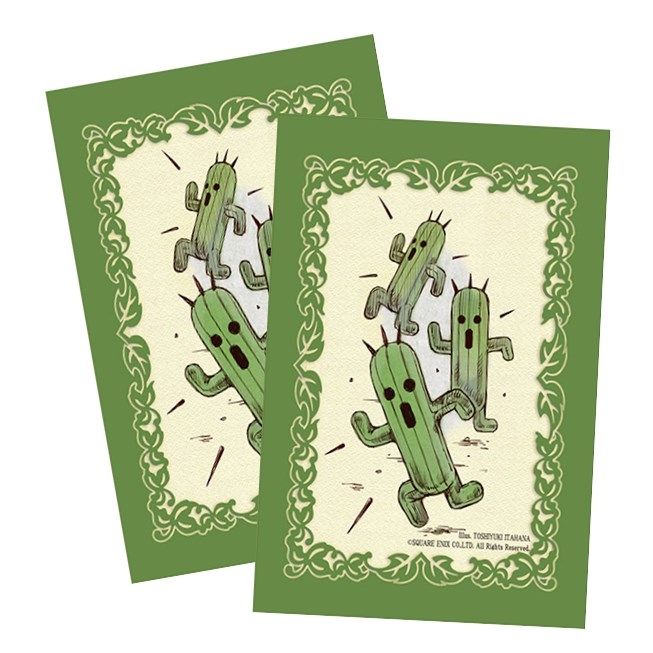 Image for Final Fantasy TCG: Chocobo's Crystal Hunt "Cactaur" Deck Protectors (60-Pack) - Card Sleeves