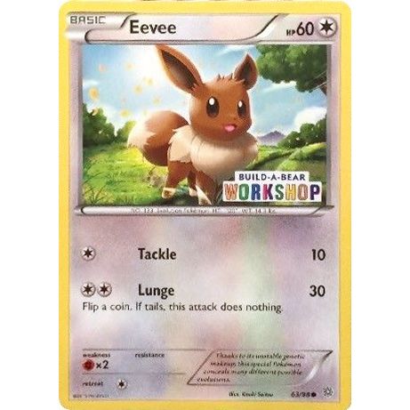 Image for Eevee - 63/98 (Build-A-Bear Workshop Exclusive) (063/098) (MCAP) - Pokemon