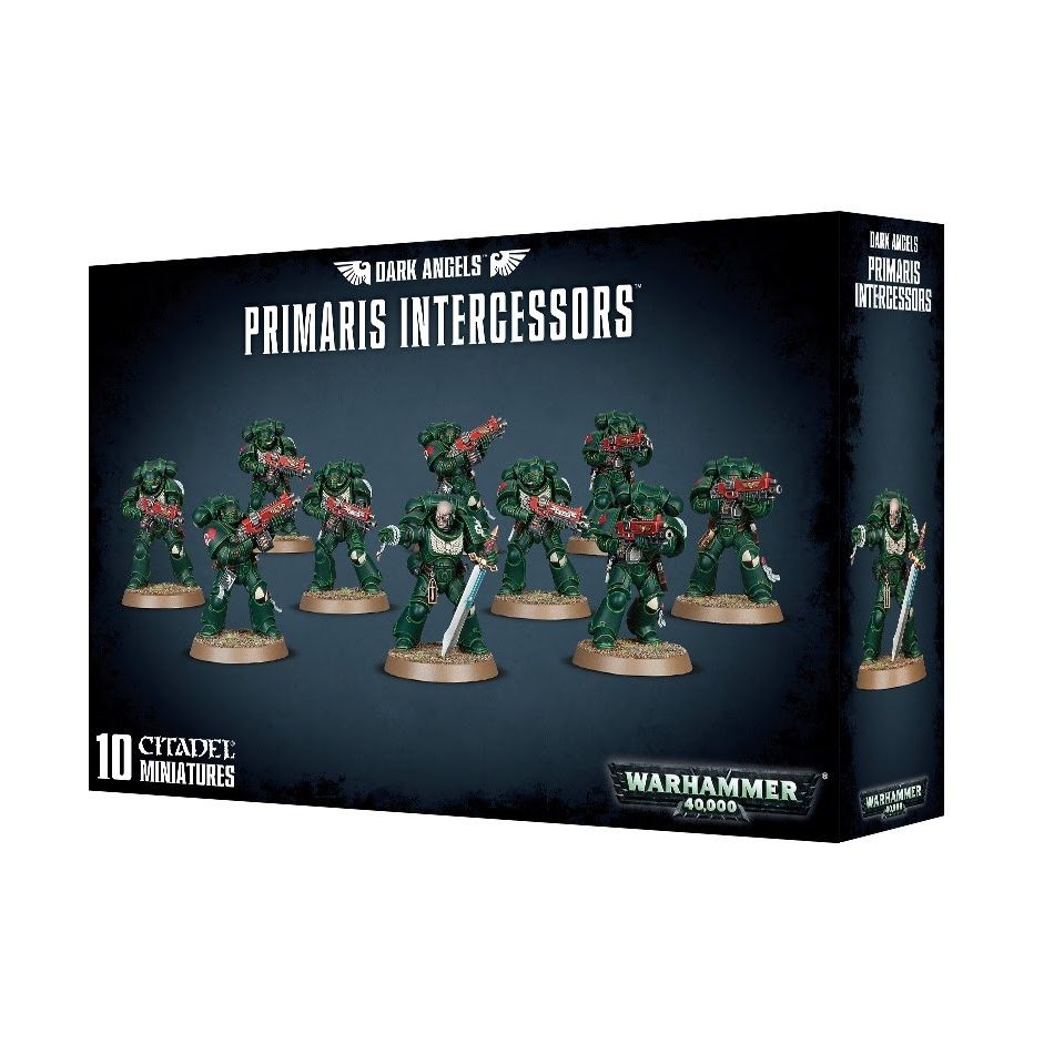 Image for Warhammer 40K: Dark Angels - Primaris Intercessors - Warhammer Box Sets