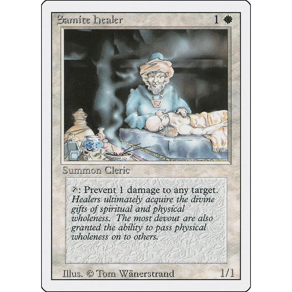Image for Samite Healer (3ED) - Magic: The Gathering